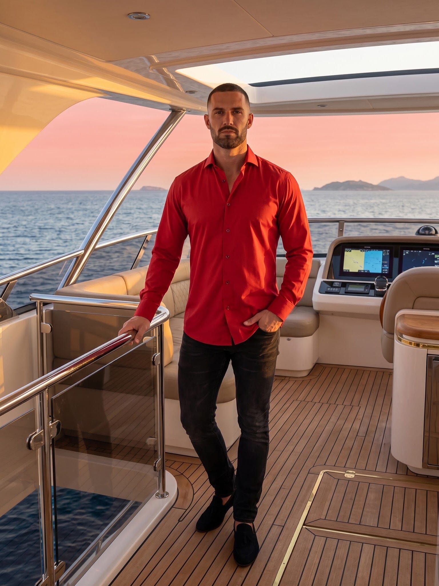 Eins Marthyr Solid Red Shirt