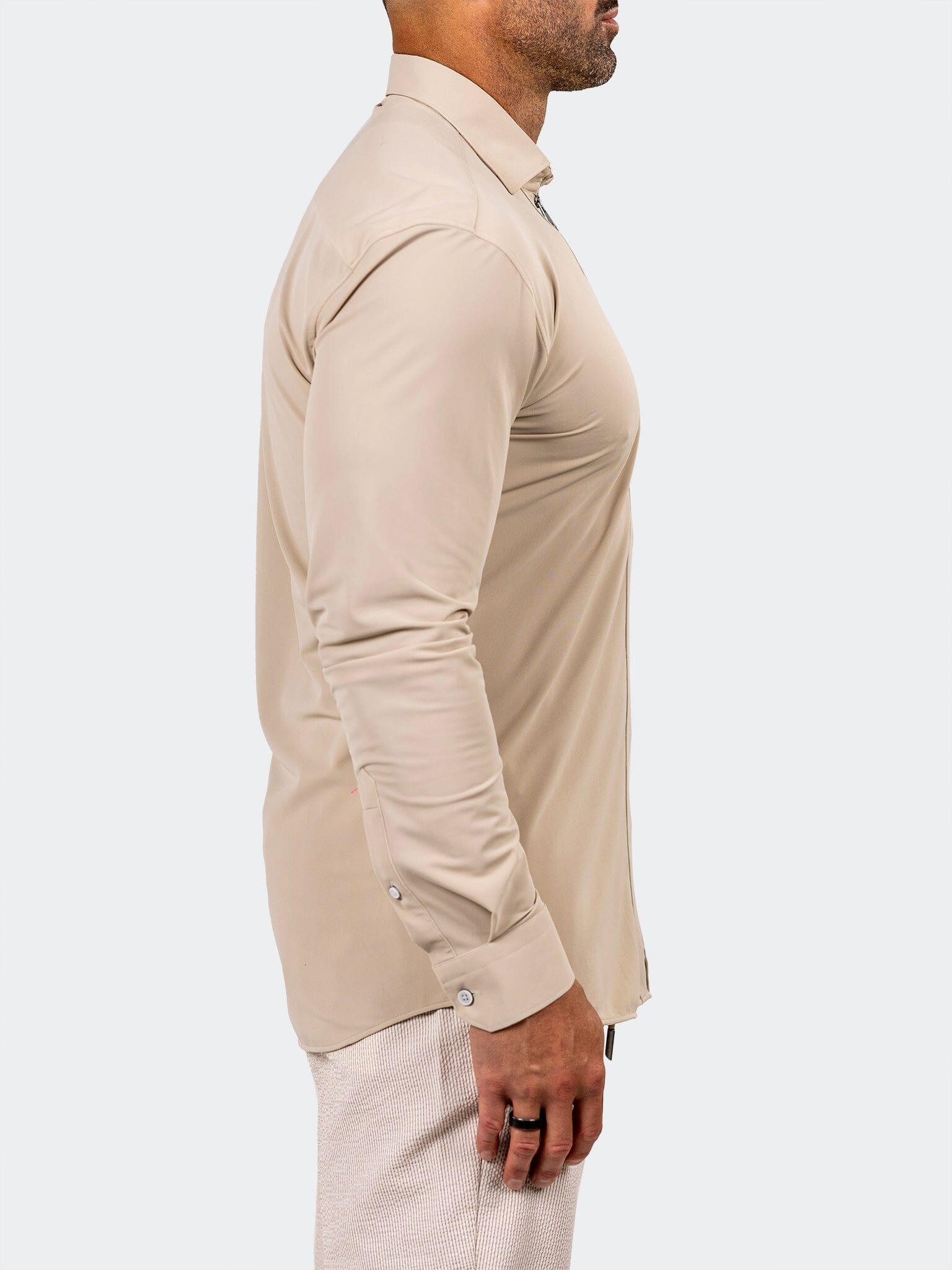 Fibzip Marthyr Brown Shirt