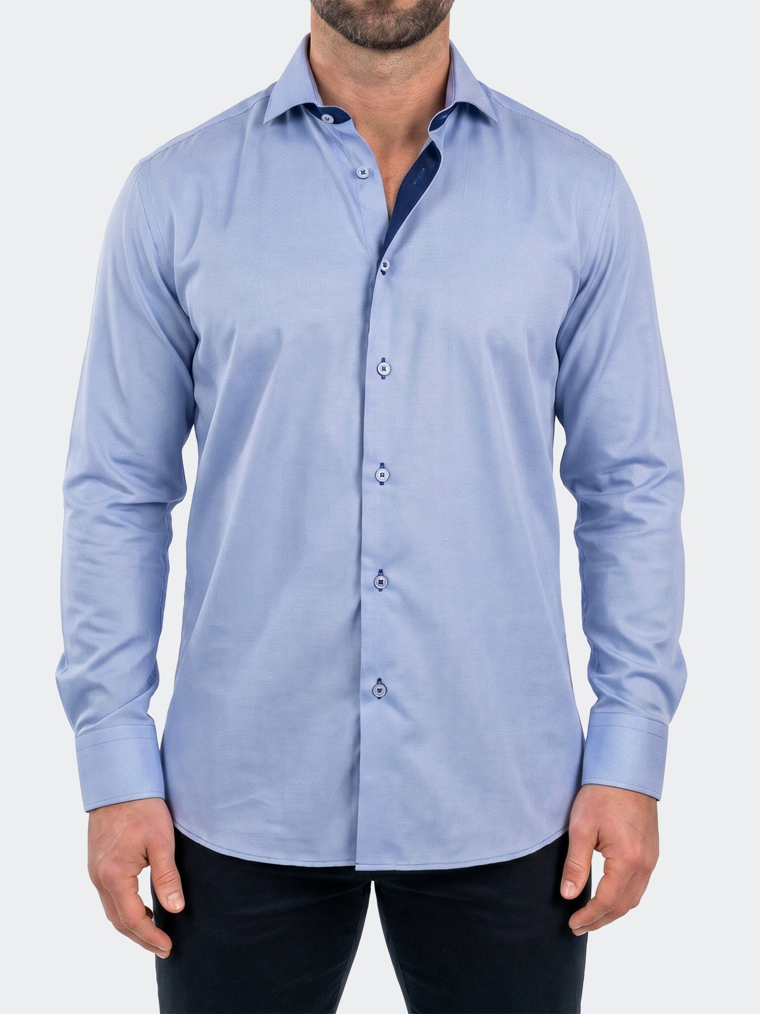 Einstein Dress Shirt LS Stretch Marthyr 3033 Blue