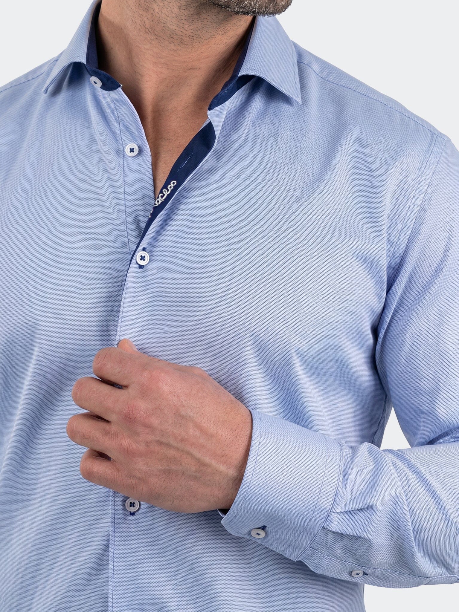 Einstein Dress Shirt LS Stretch Marthyr 3033 Blue