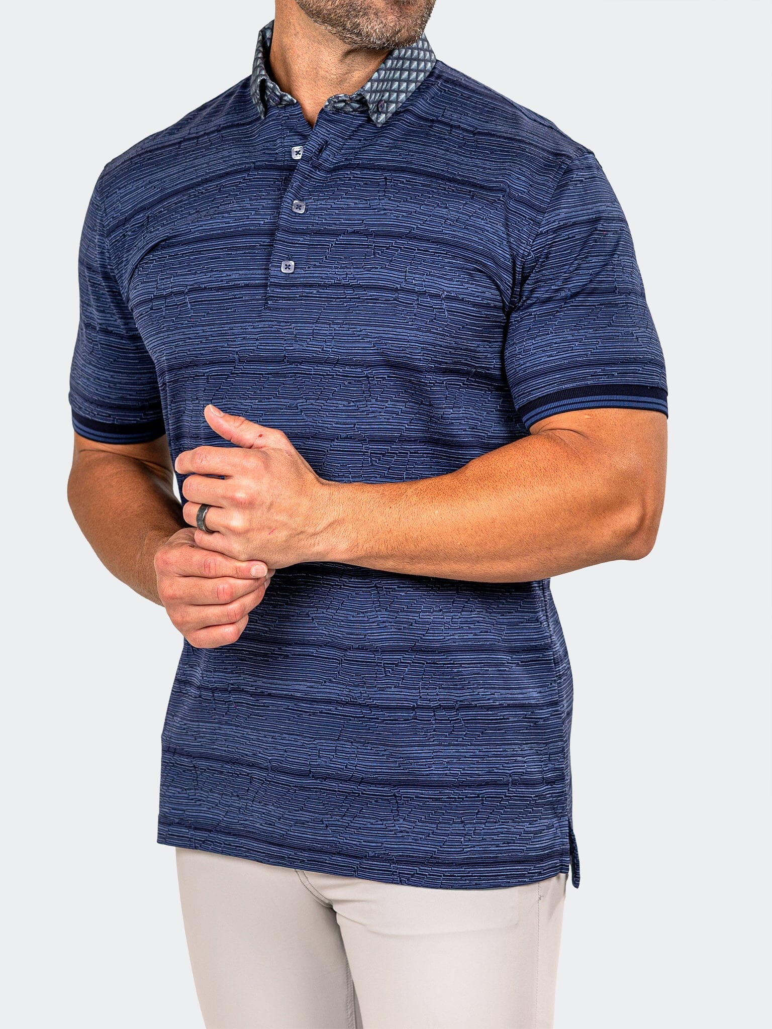 Polo Knit Marthyr0005 Blue
