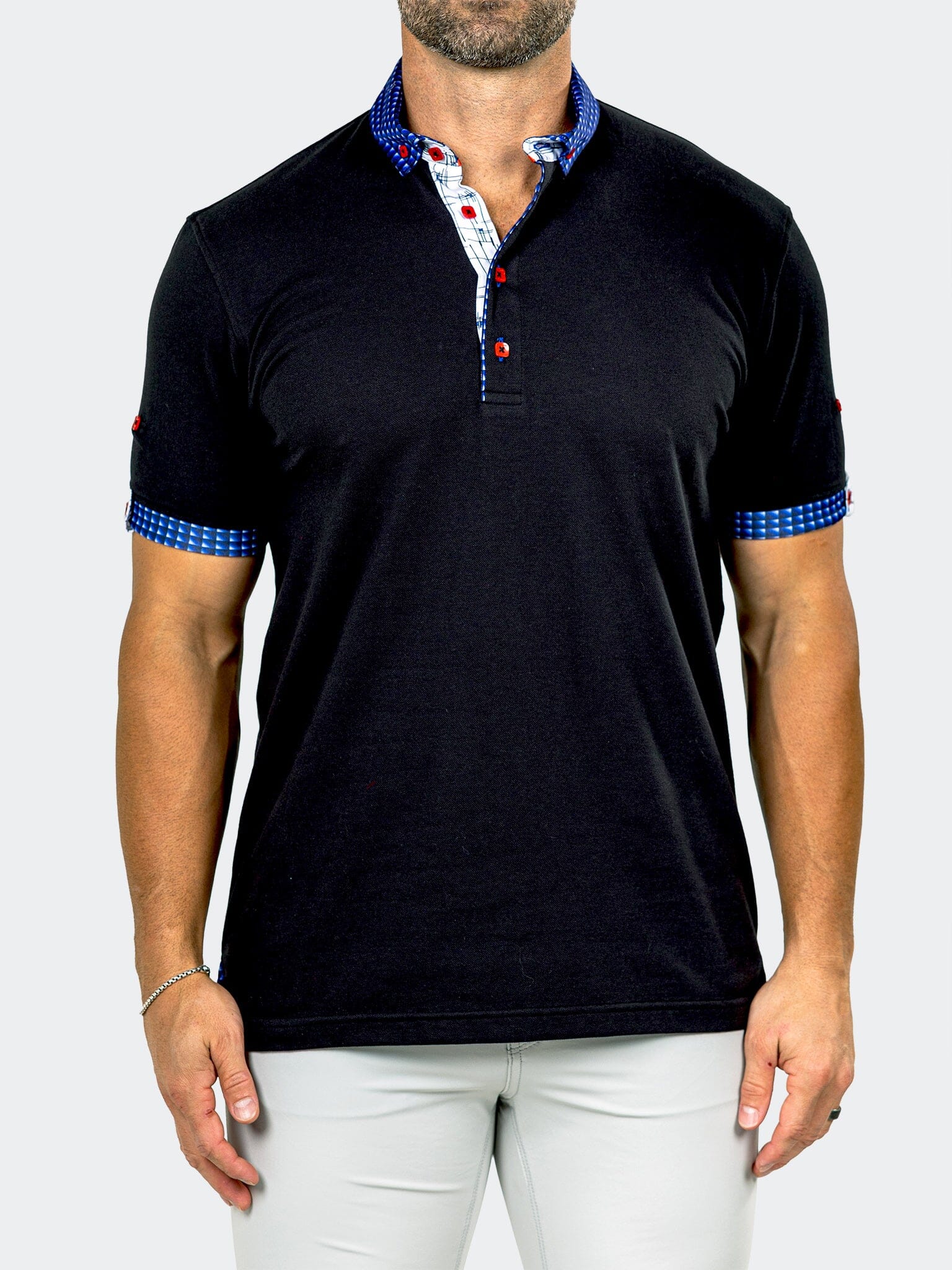 Newton Marthyr Black Polo