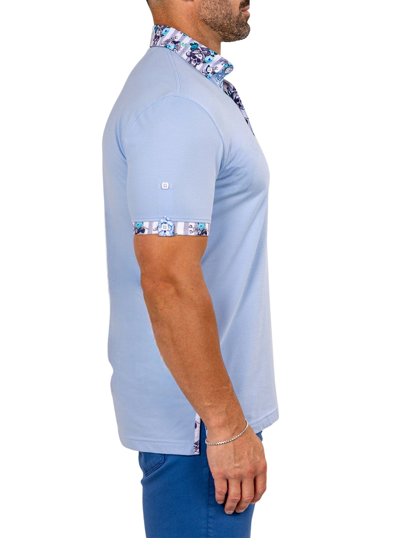 Newton Marthyr Light Blue Polo