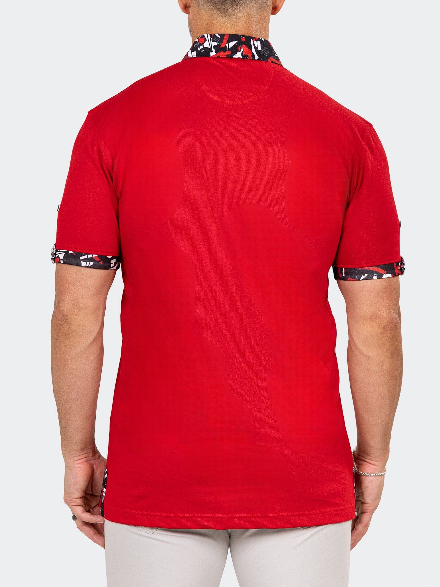 Newton Marthyr Red Polo – Maceoo