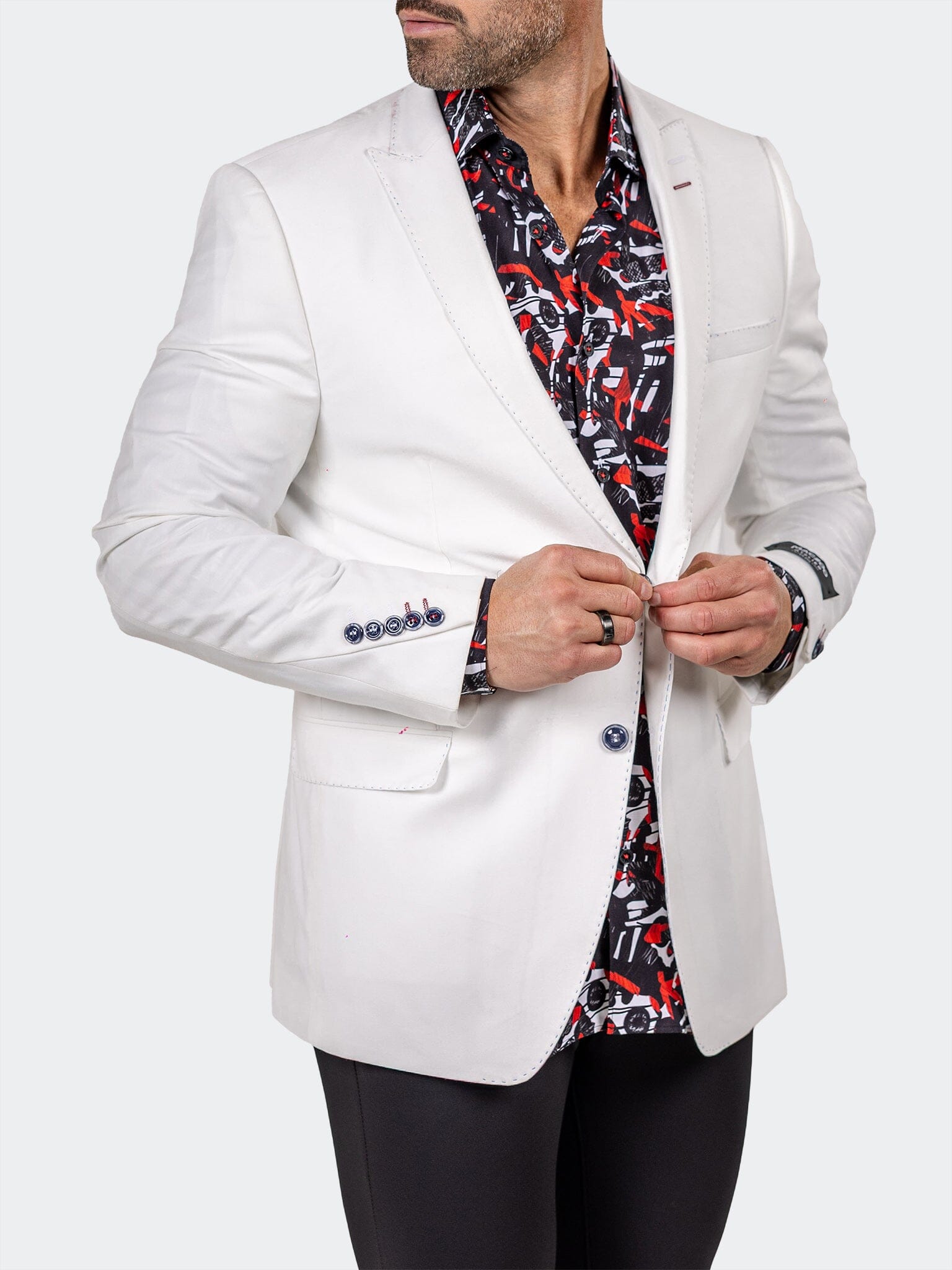 Blazer Descartes Marthyr003 White