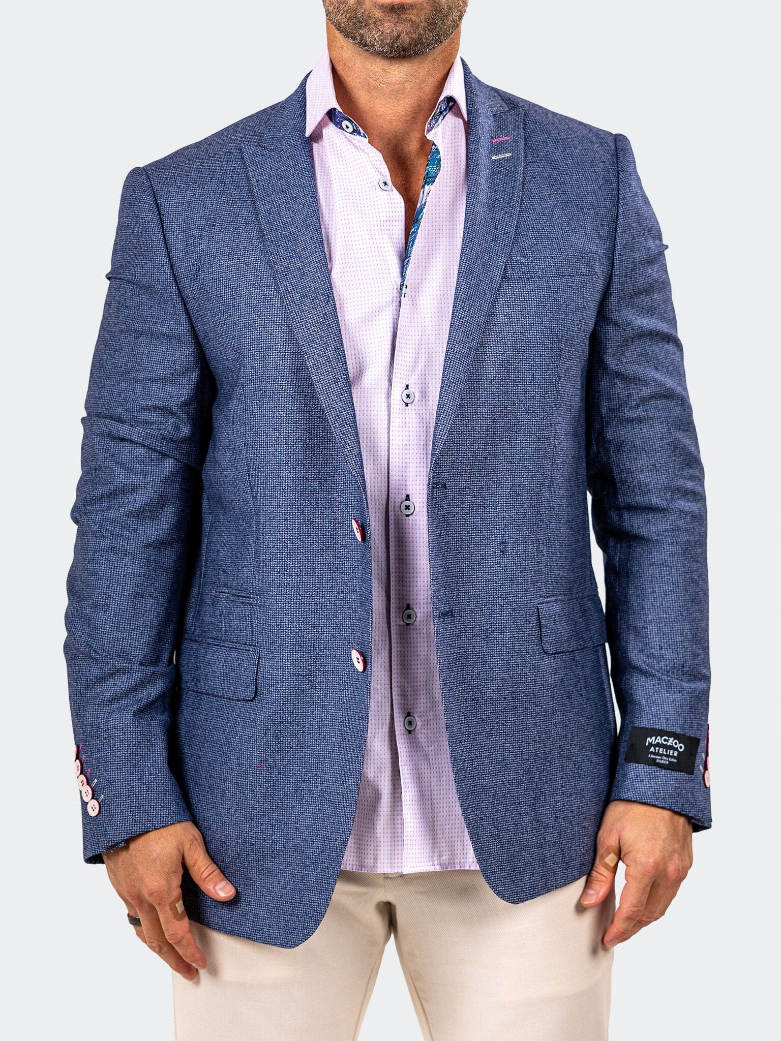 Blazer Descartes Marthyr010 Blue
