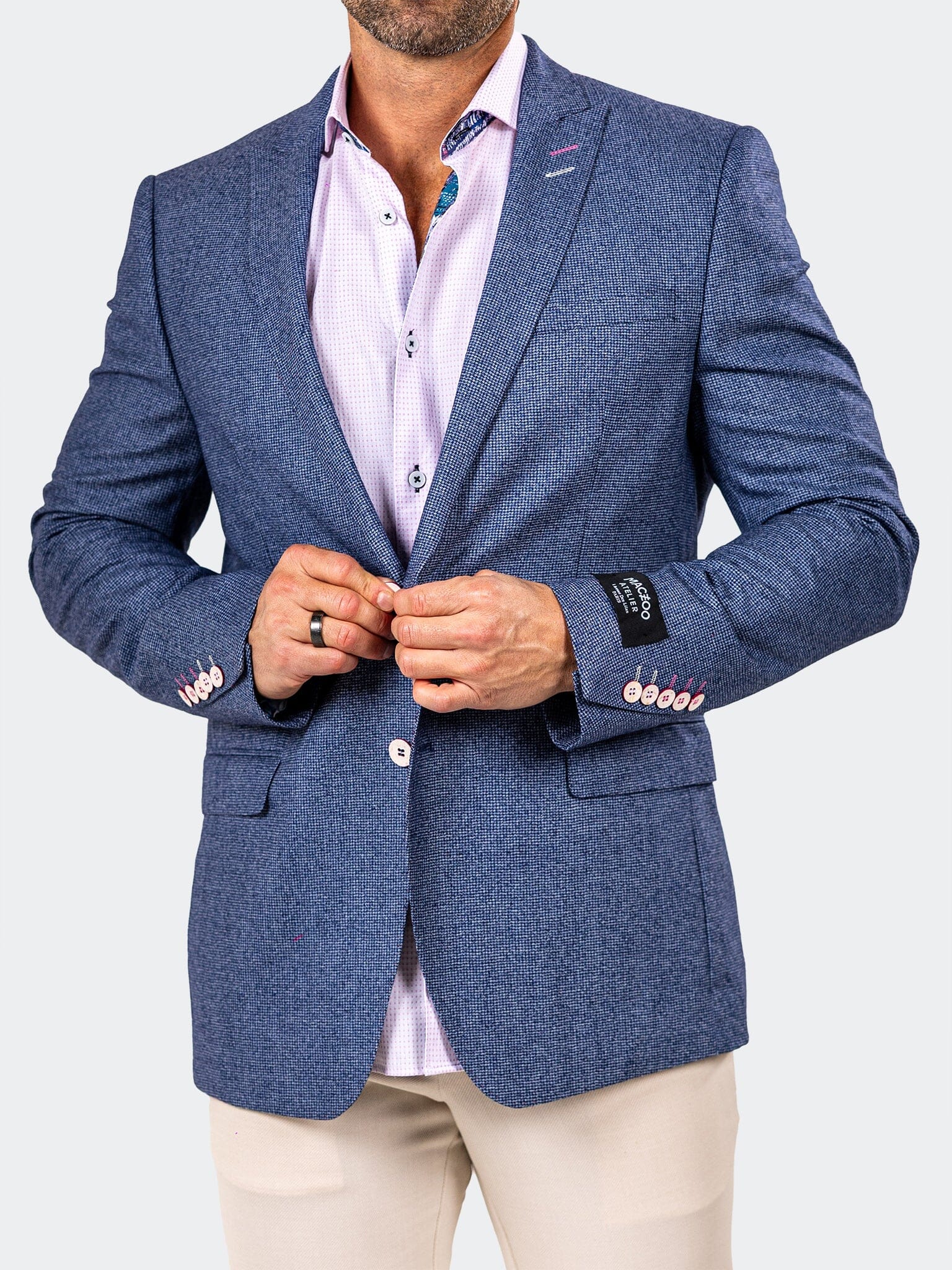 Blazer Descartes Marthyr010 Blue