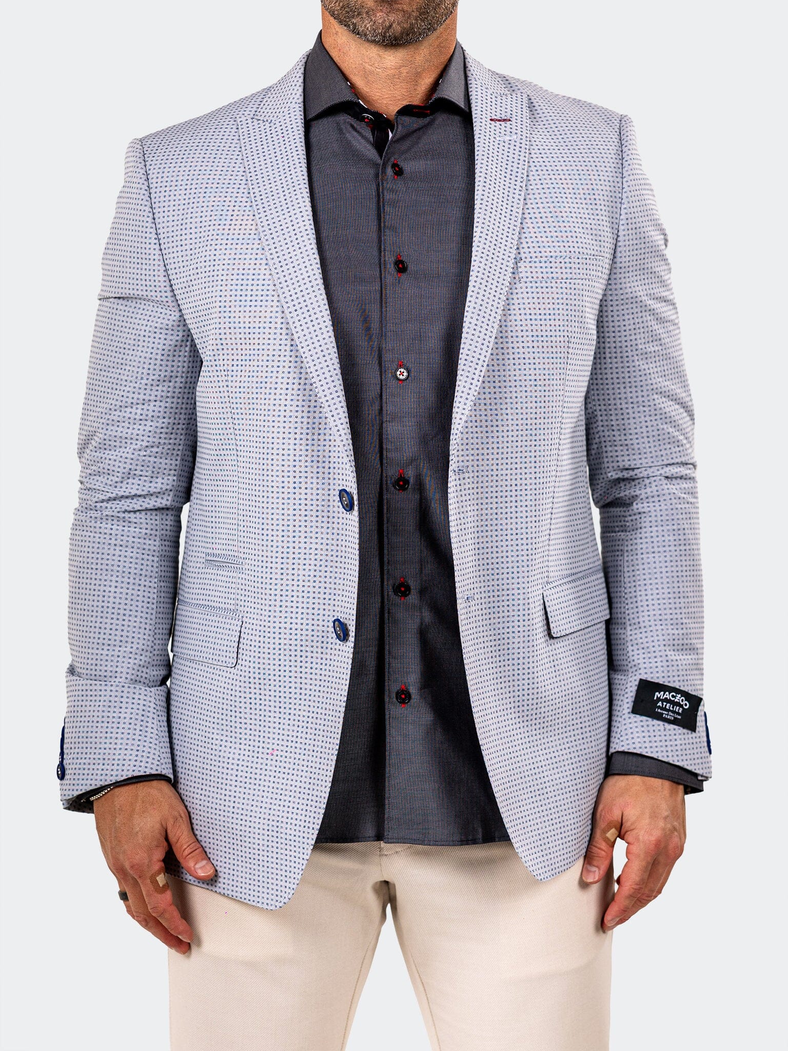 Blazer Descartes Marthyr011 Blue