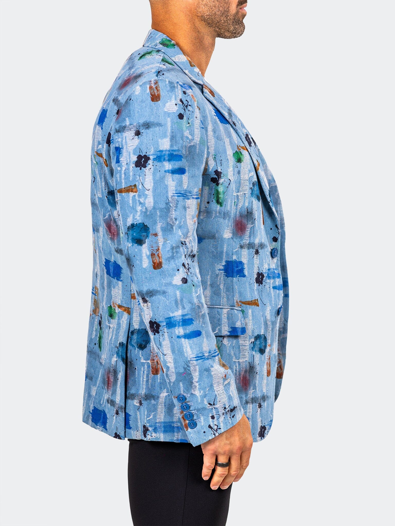 Blazer Uncostructed Marthyr013 Blue