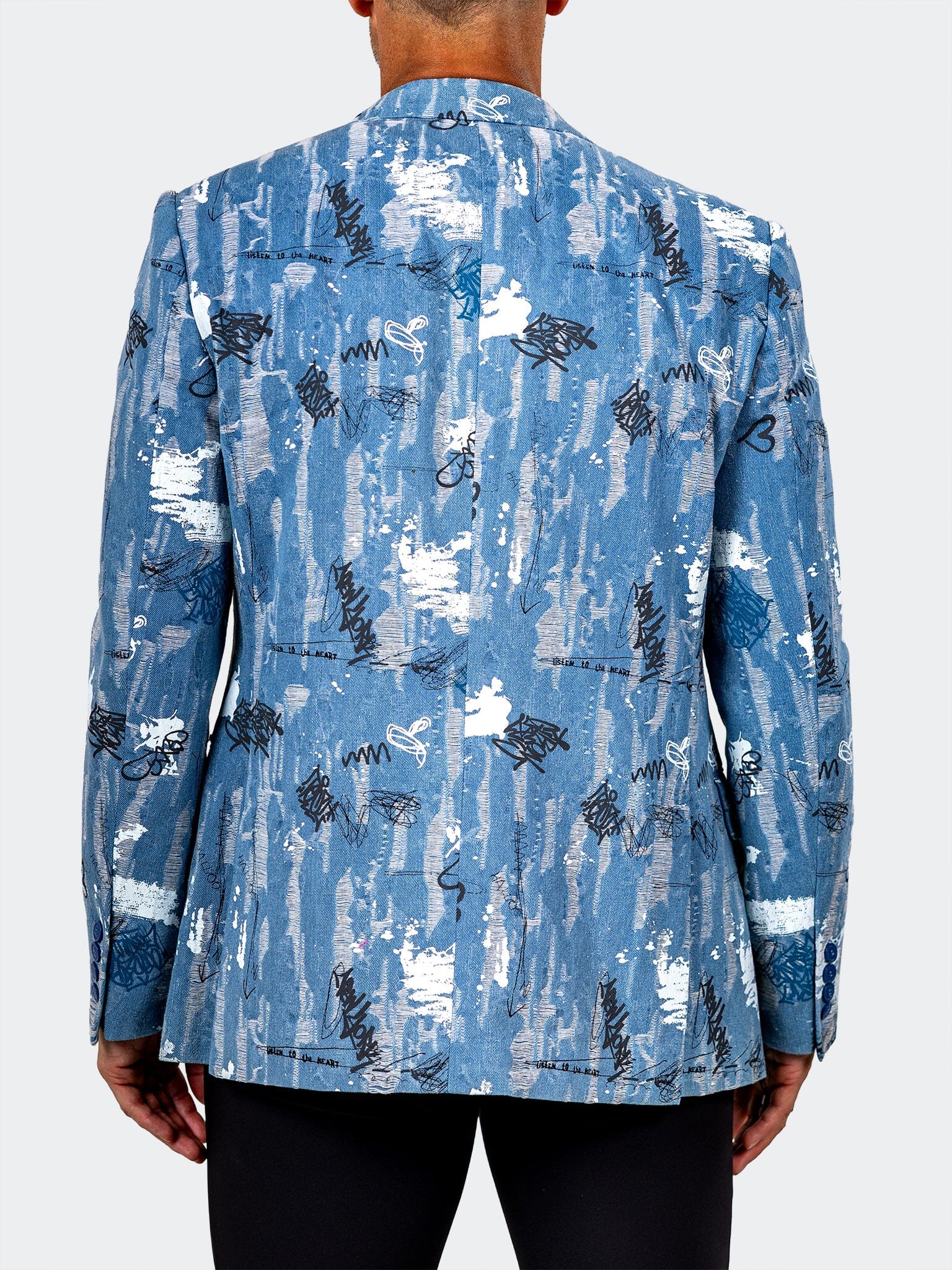 Blazer Uncostructed Marthyr012 Blue