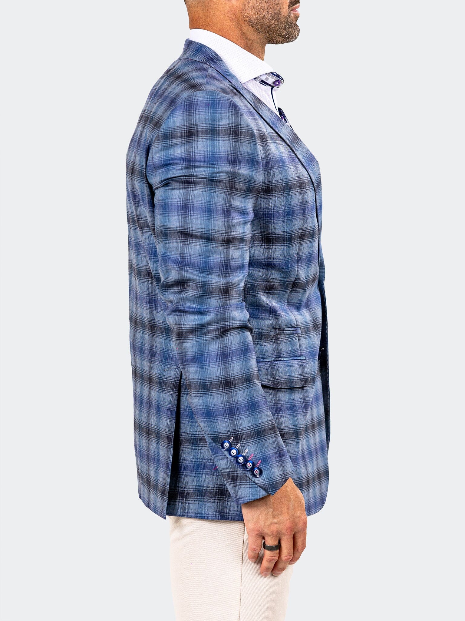 Blazer Descartes Marthyr019 Blue