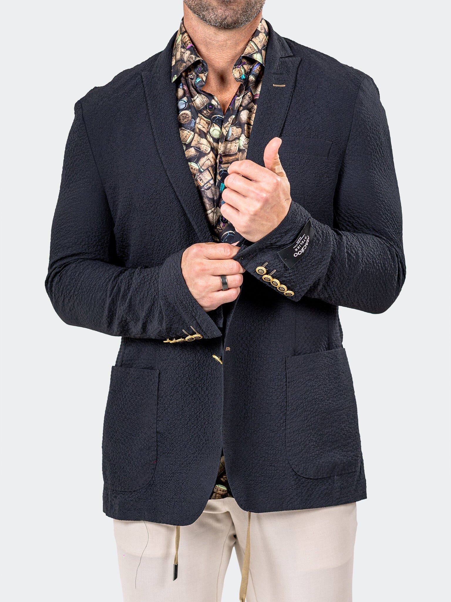 Blazer Uncostructed Marthyr025 Black
