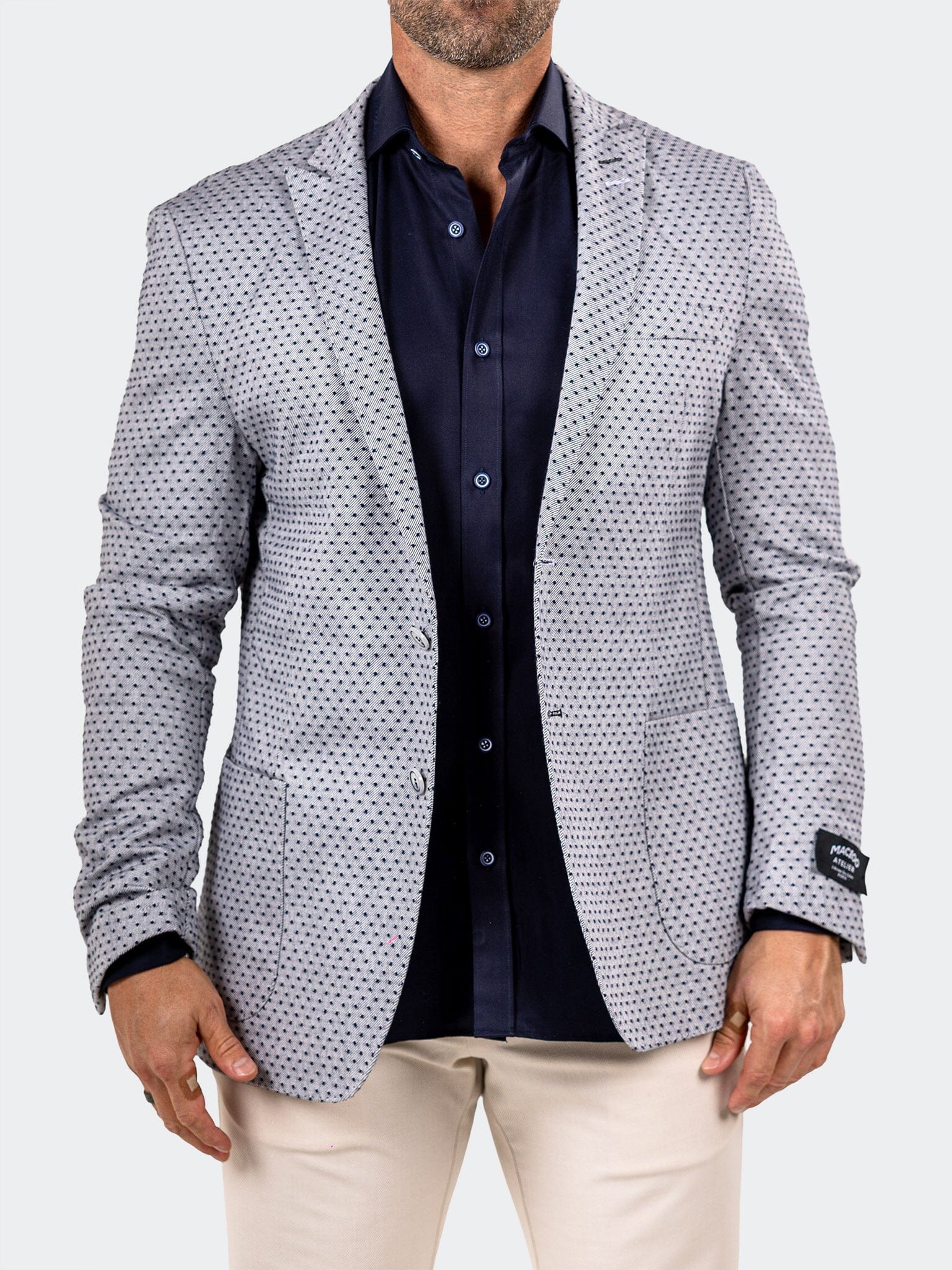 Blazer Uncostructed Marthyr026 Grey