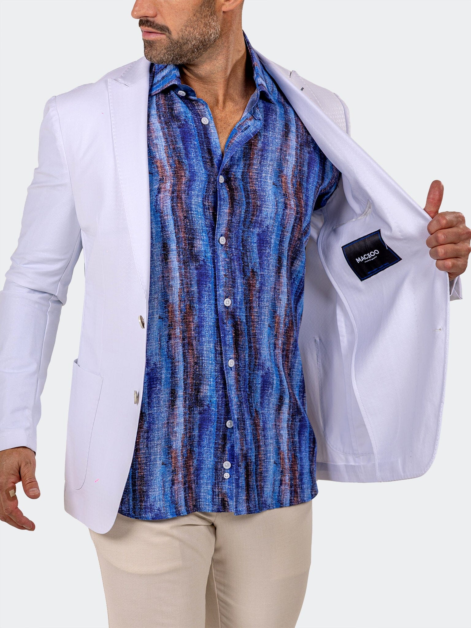 Blazer Uncostructed Marthyr030 White