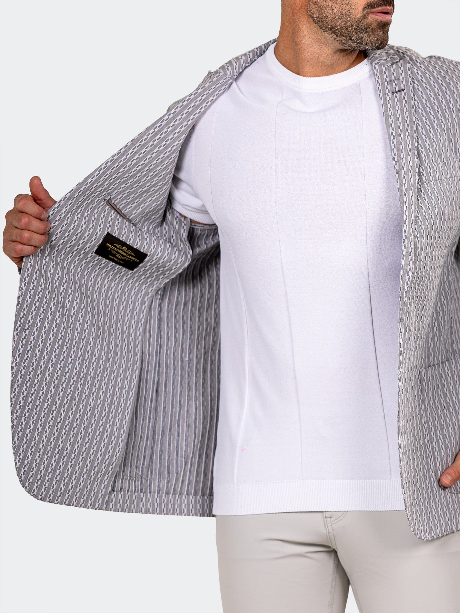 Blazer Uncostructed Marthyr032 Grey