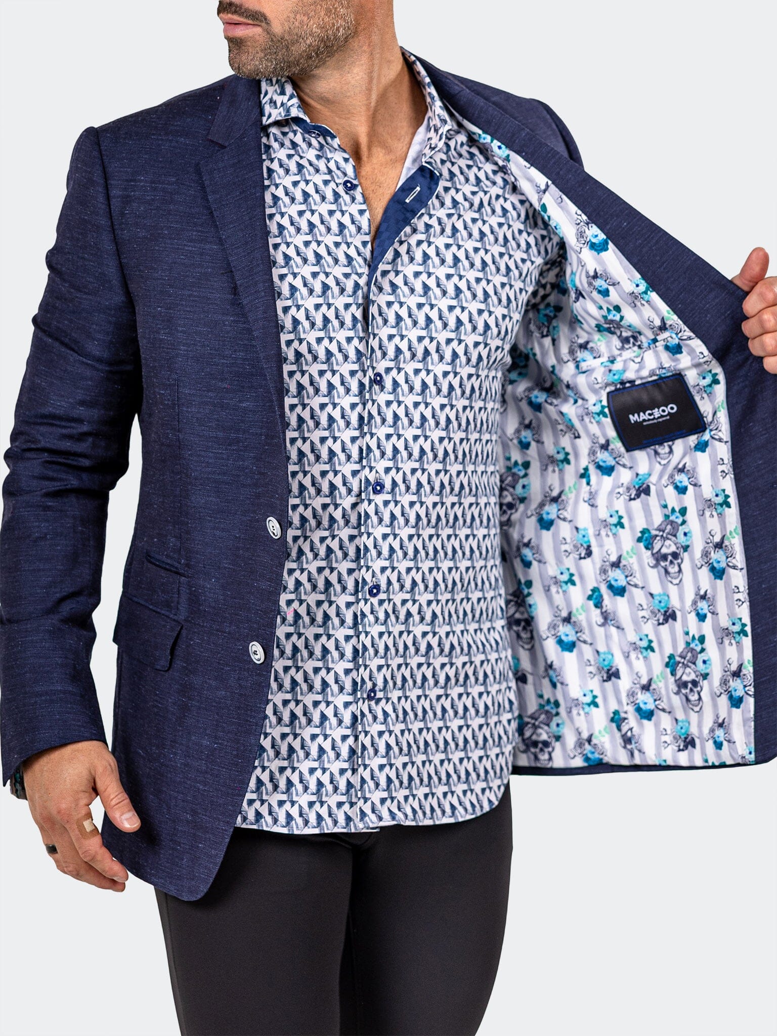 Blazer Socrate Marthyr033 Blue