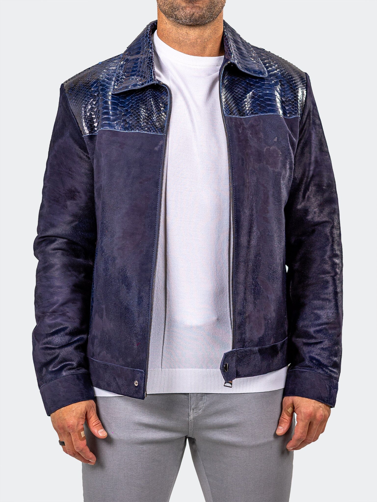 Marthyr Black Leather Jacket