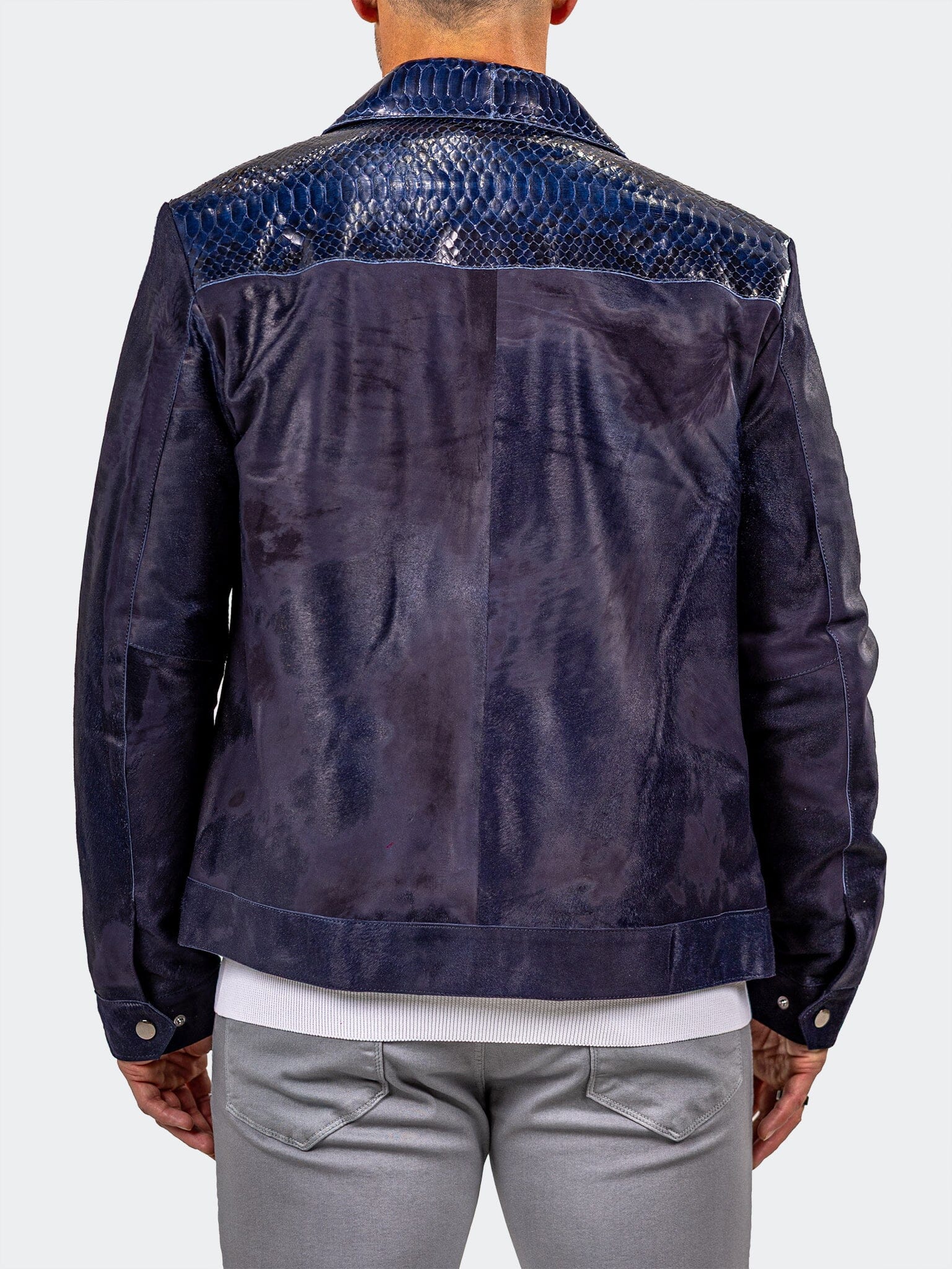 Marthyr Black Leather Jacket