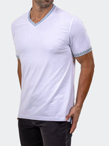 V-neck Edison Marthyr0001 White View-3
