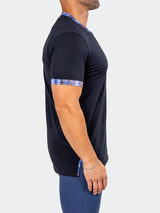 V-neck Edison Marthyr0003 Blue View-3