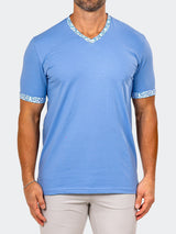 V-neck Edison Marthyr0005 Blue View-1