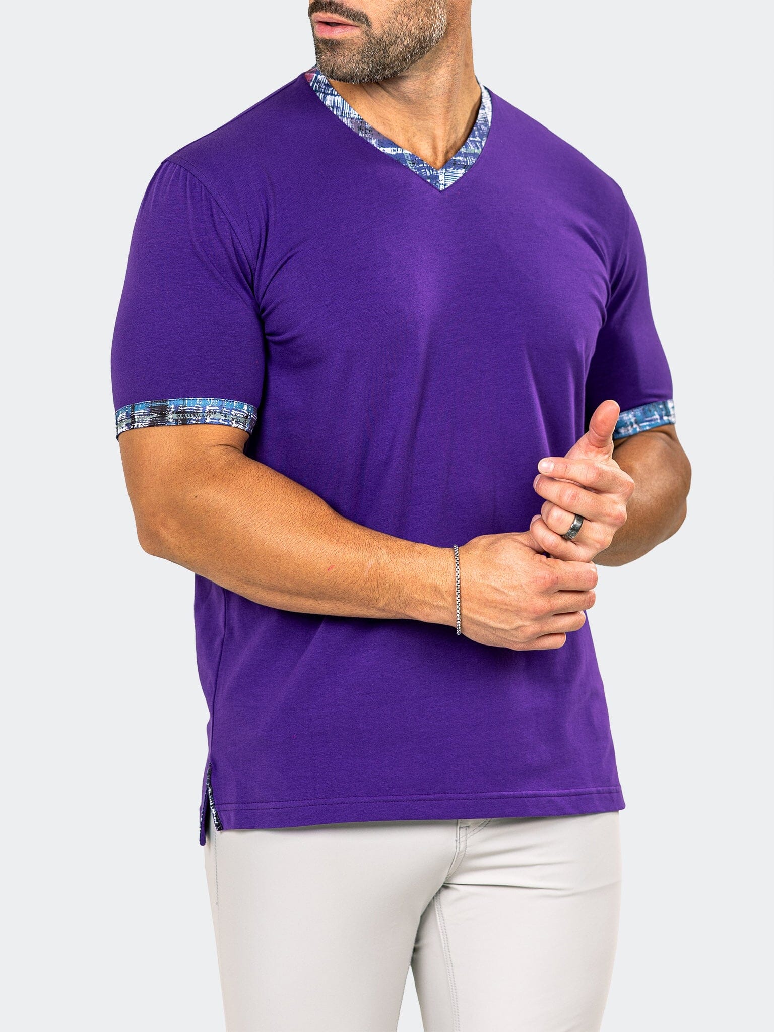 V-neck Edison Marthyr0006 Purple