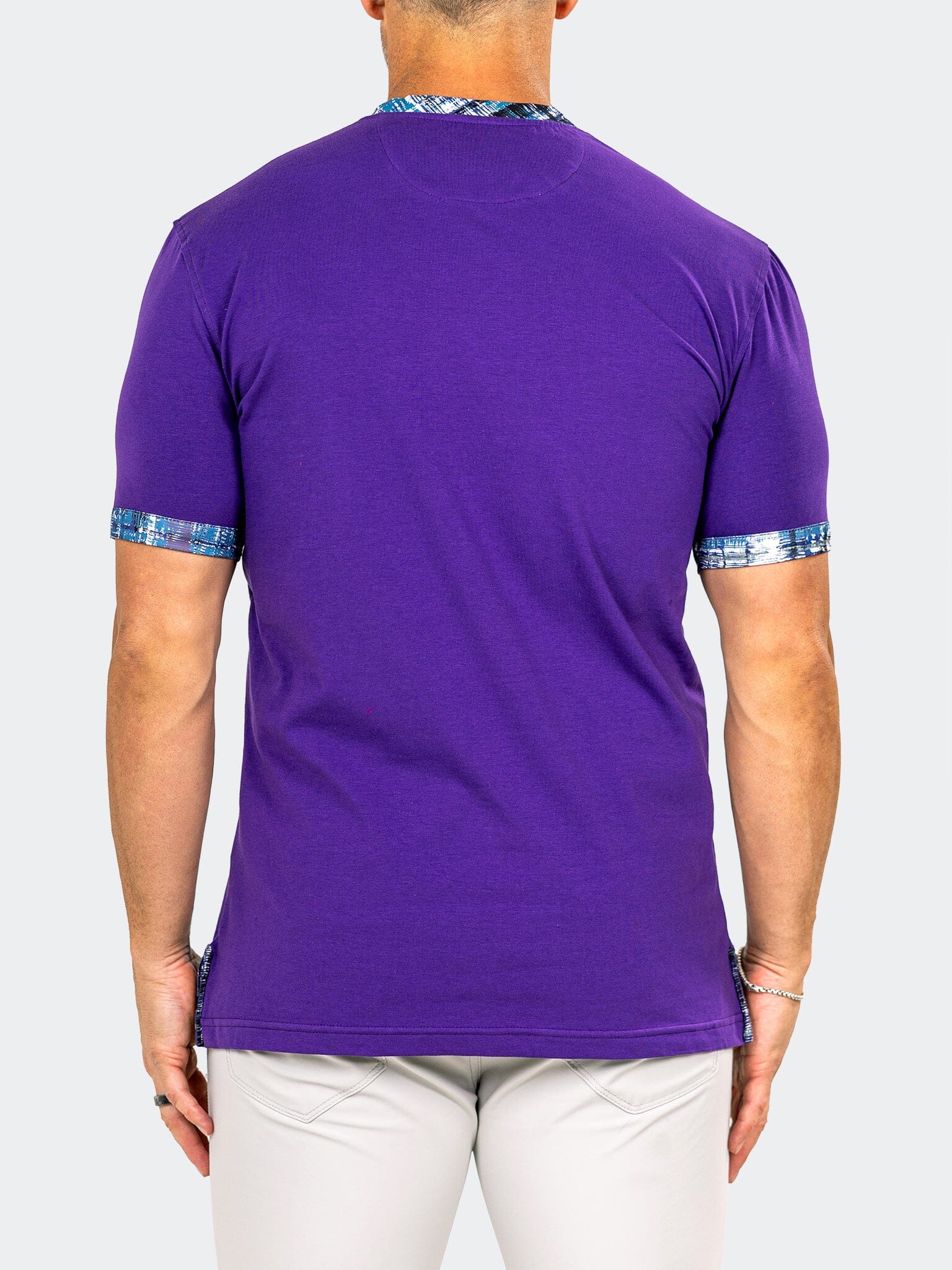 Edison Marthyr Purple V-Neck