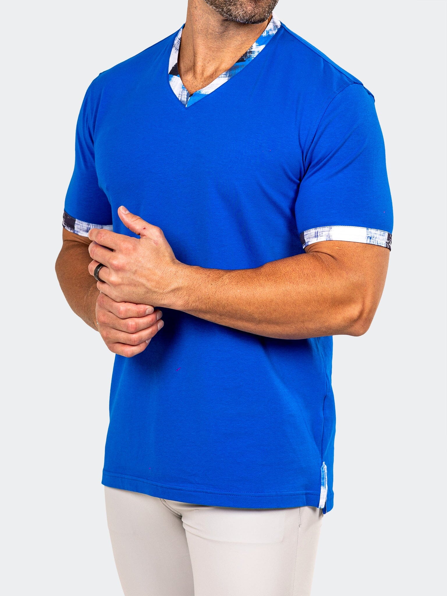 V-neck Edison Marthyr0009 Blue