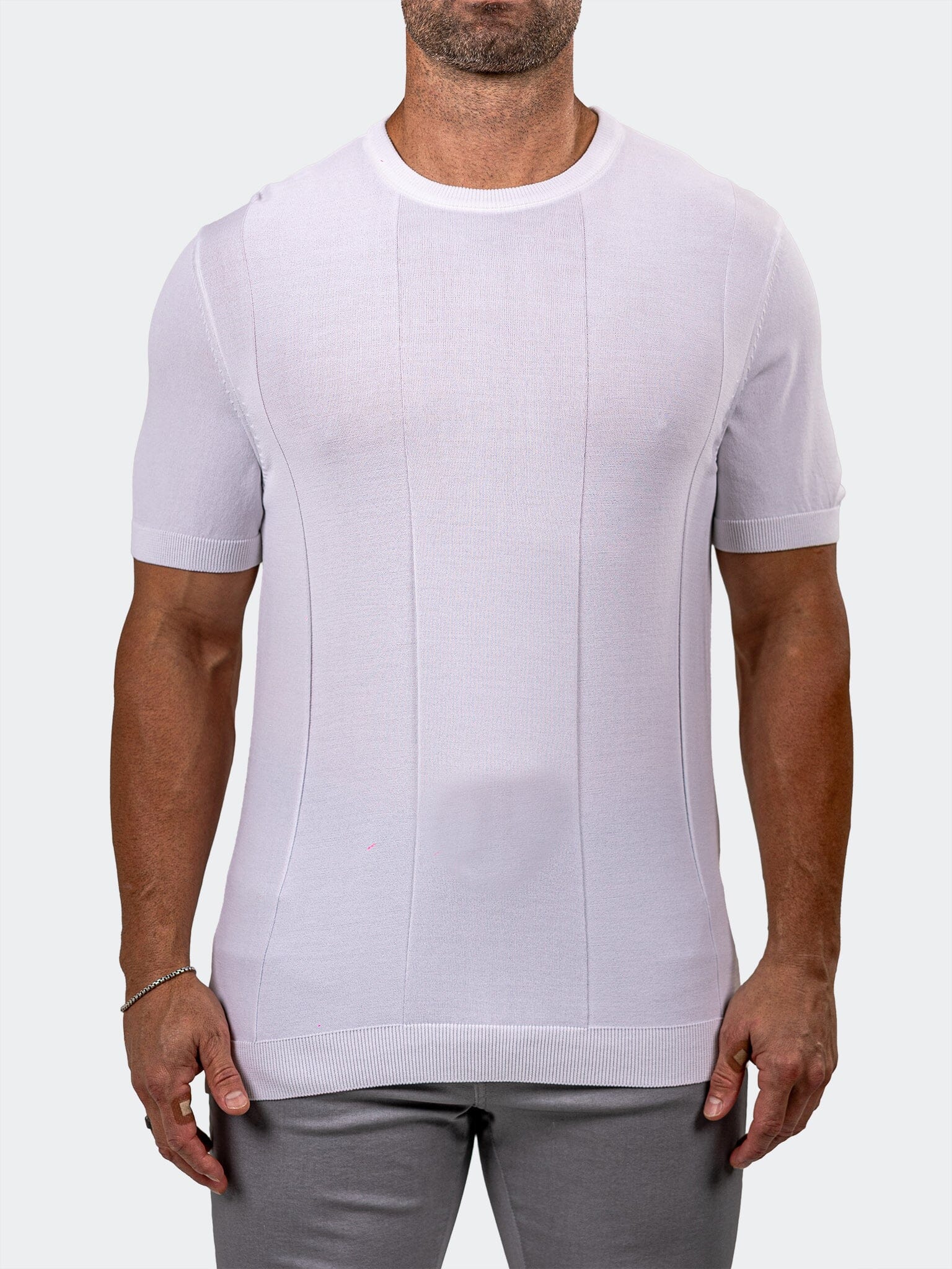 Sweater KnittedMarthyr009 White