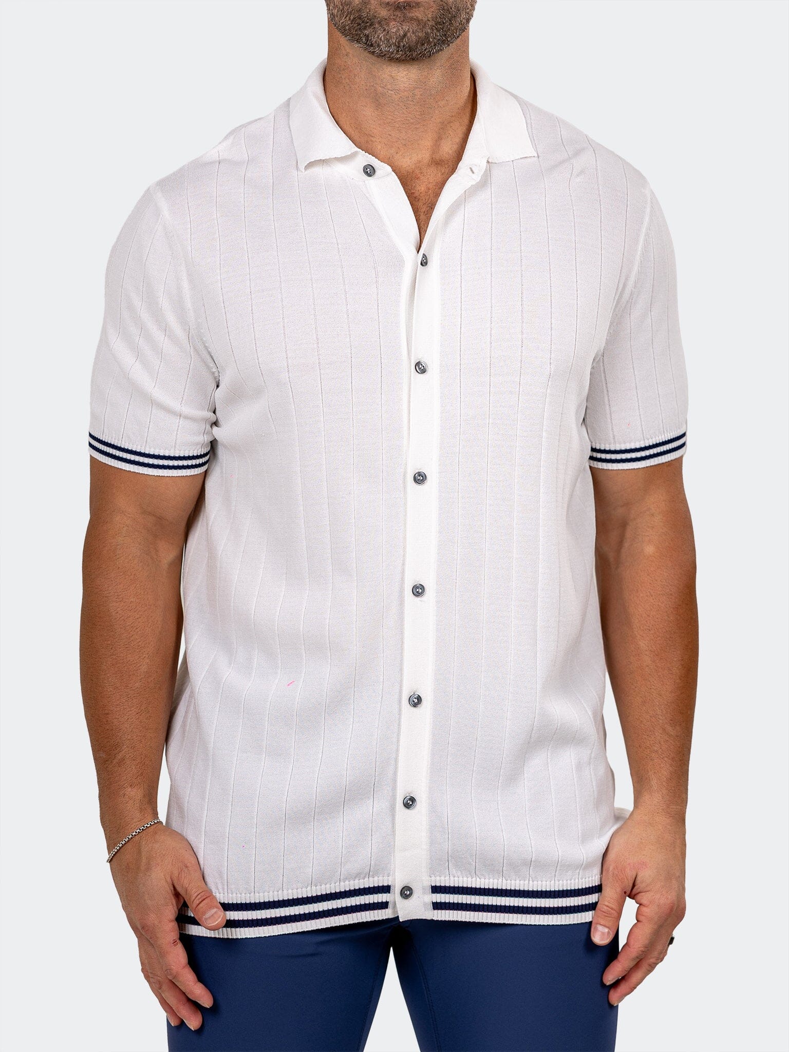 Polo KnittedMarthyr020 White