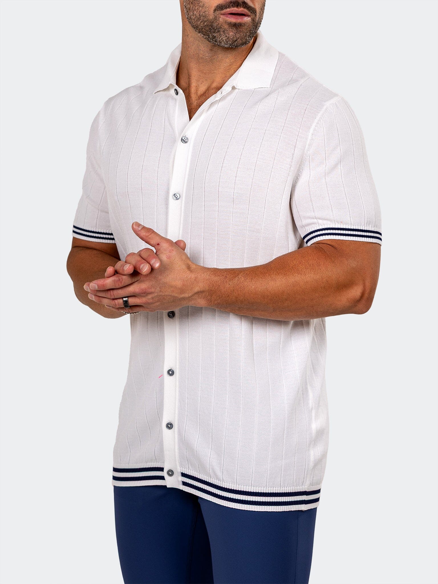 Polo KnittedMarthyr020 White