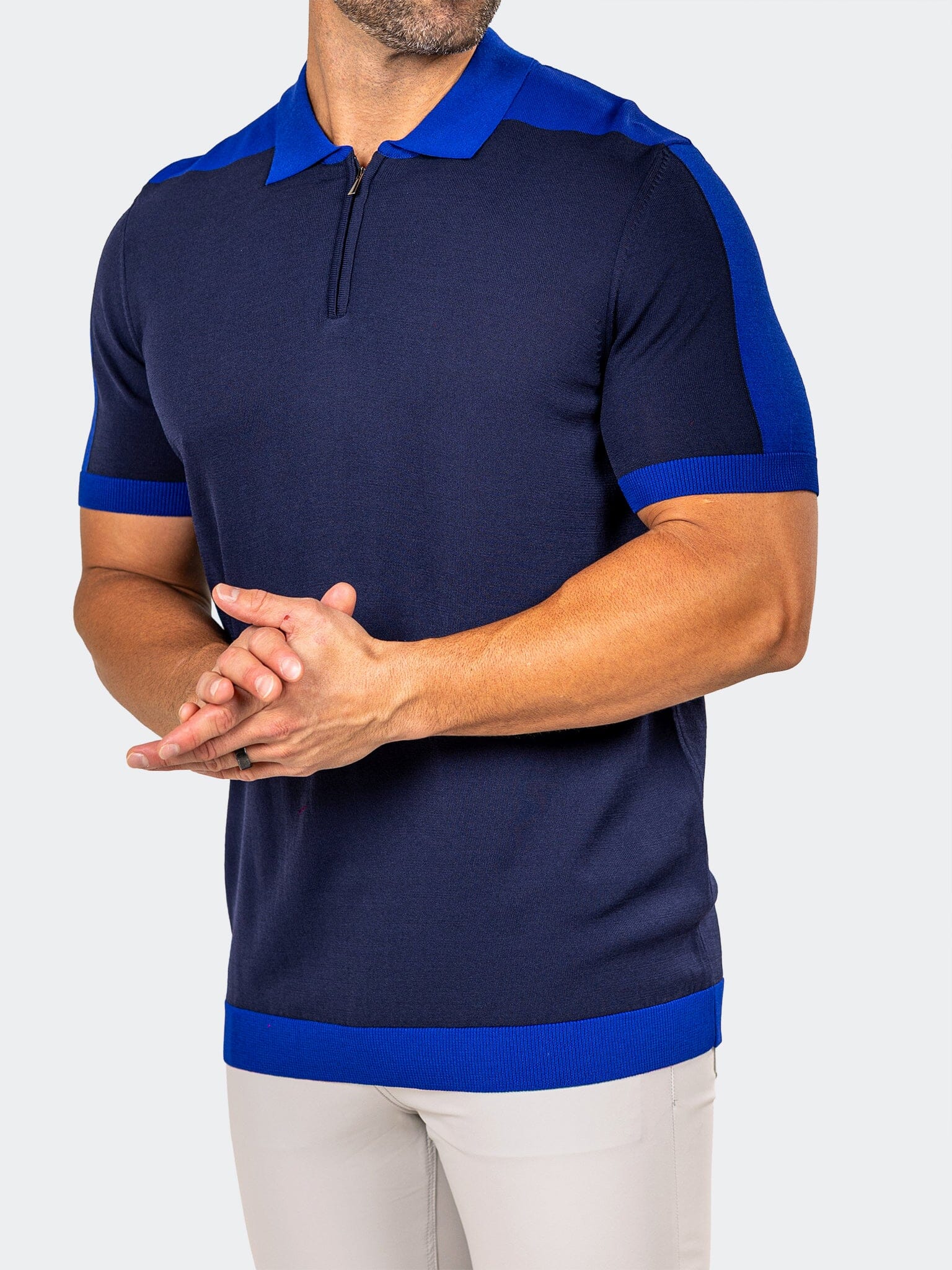 Polo KnittedMarthyr034 Blue