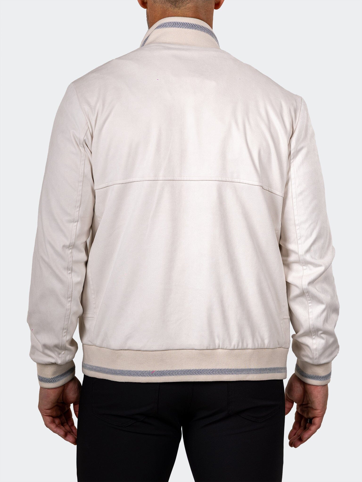 Marthyr White Bomber Jacket