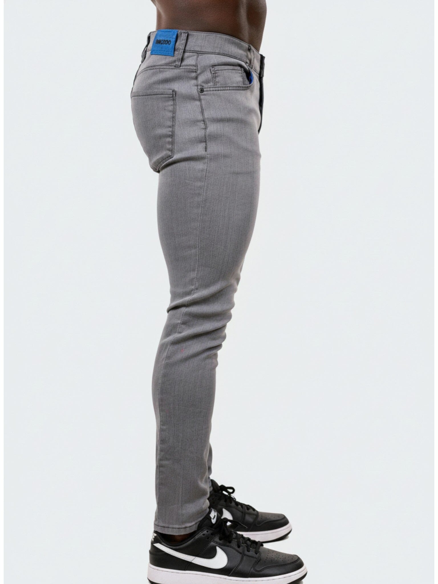 Marthyr Light Grey Slim Jeans