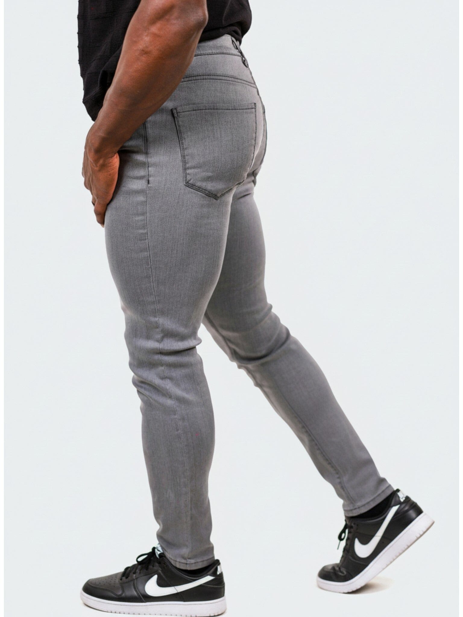 Marthyr Light Grey Slim Jeans