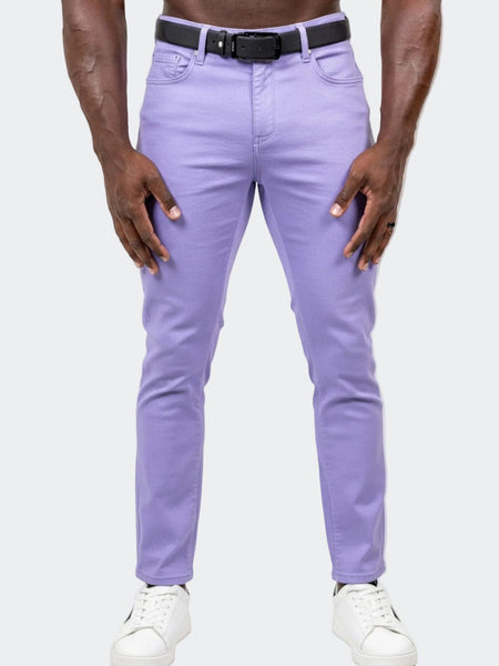 Marthyr Lavender Slim Jeans – Maceoo