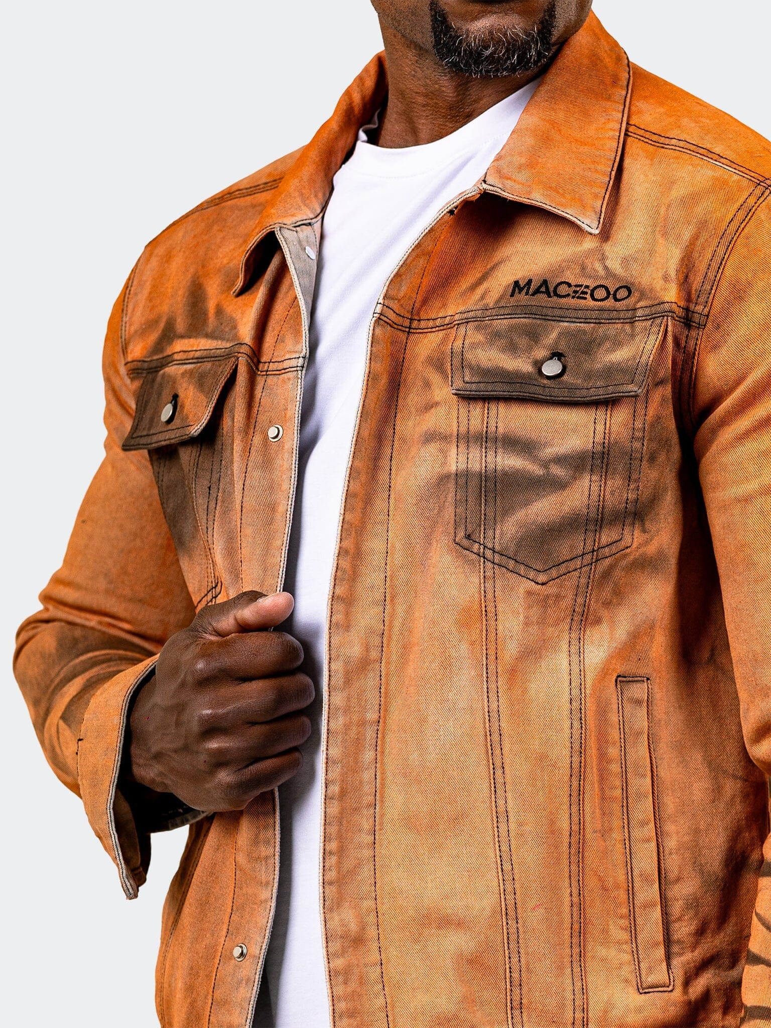 Captain Jacket Denim Unknown 0053 Orange