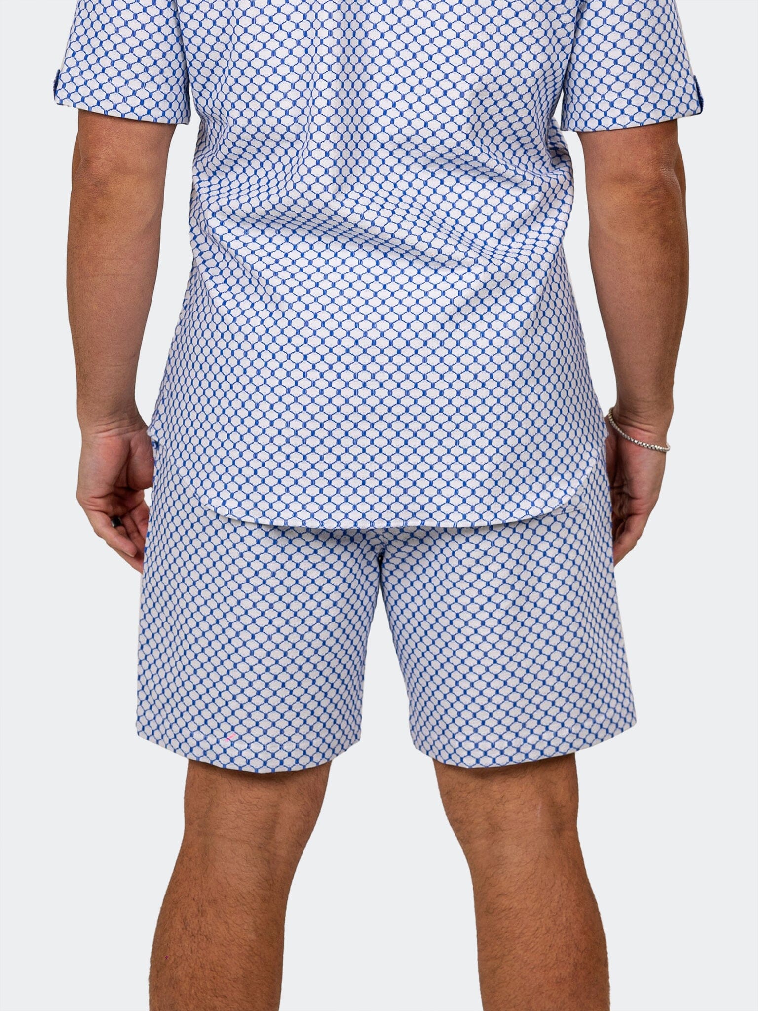 Marthyr Diamond Print Shorts