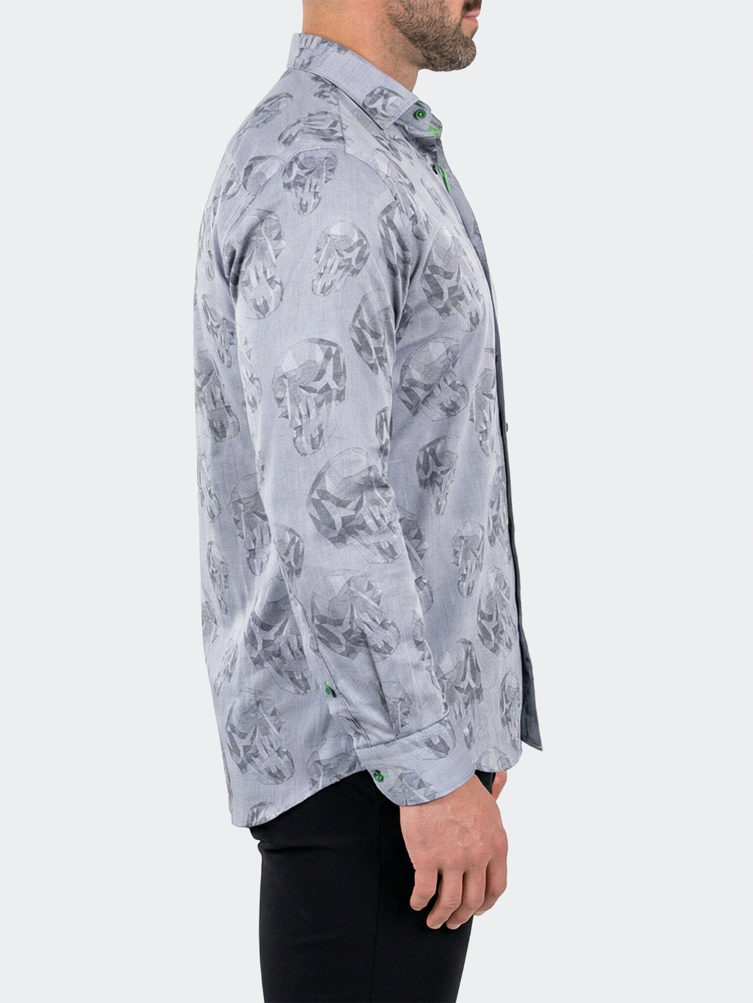 Fibonacci Dress Shirt LS Woven Unknown0056 Grey