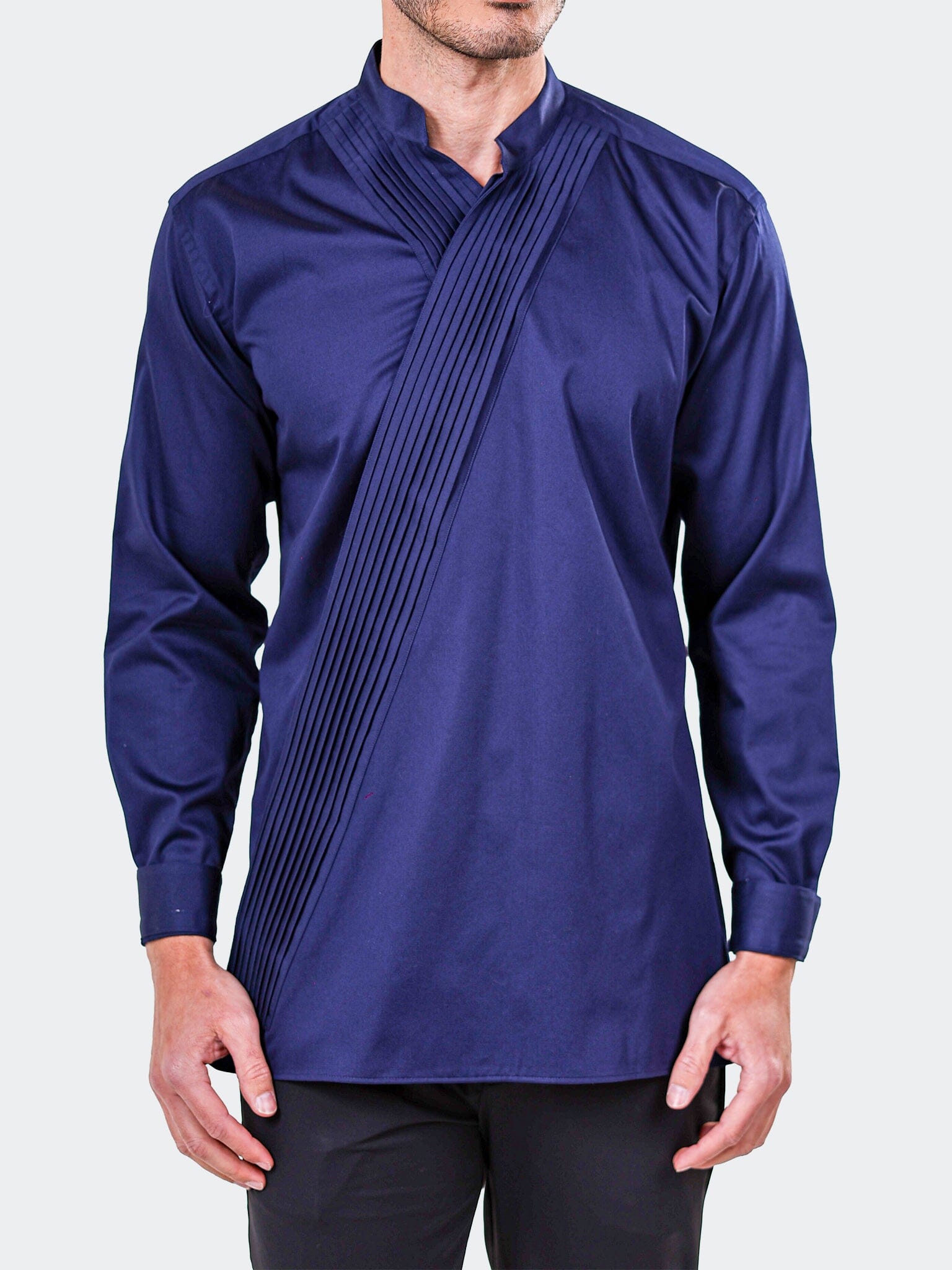 Kymono Dress Shirt LS Woven Unknown0114 Blue