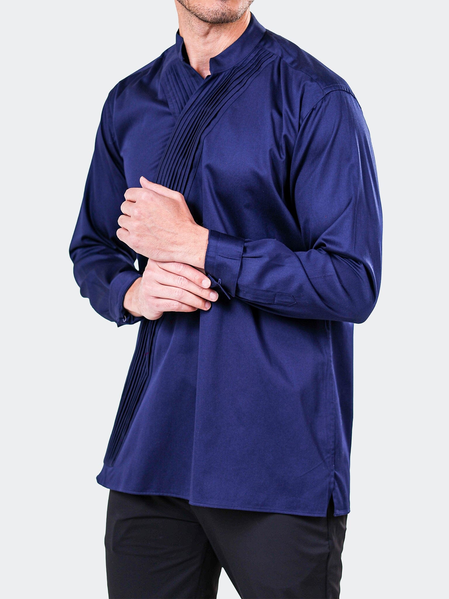 Kymono Dress Shirt LS Woven Unknown0114 Blue