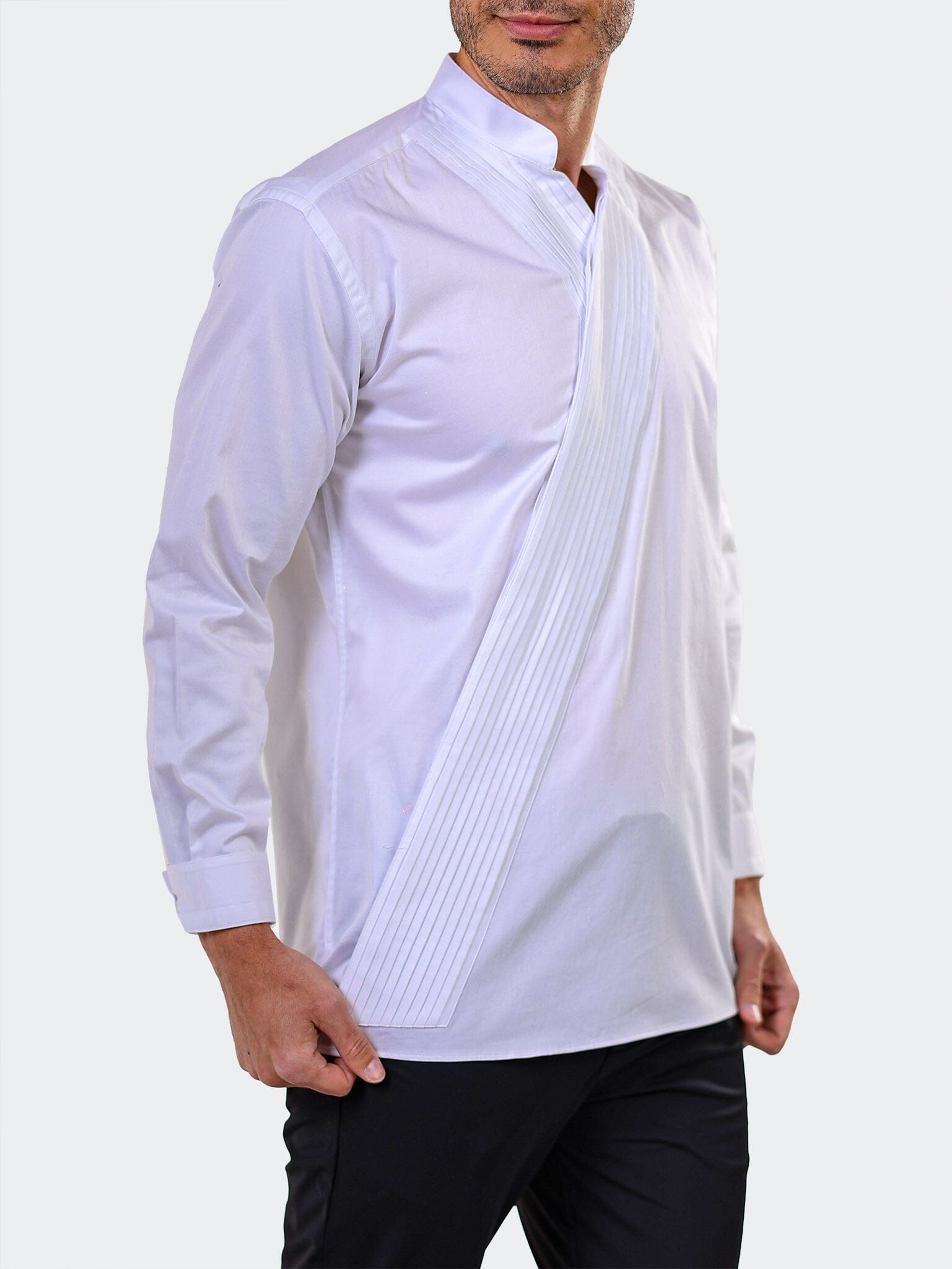Kymono Dress Shirt LS Woven Unknown0116 White