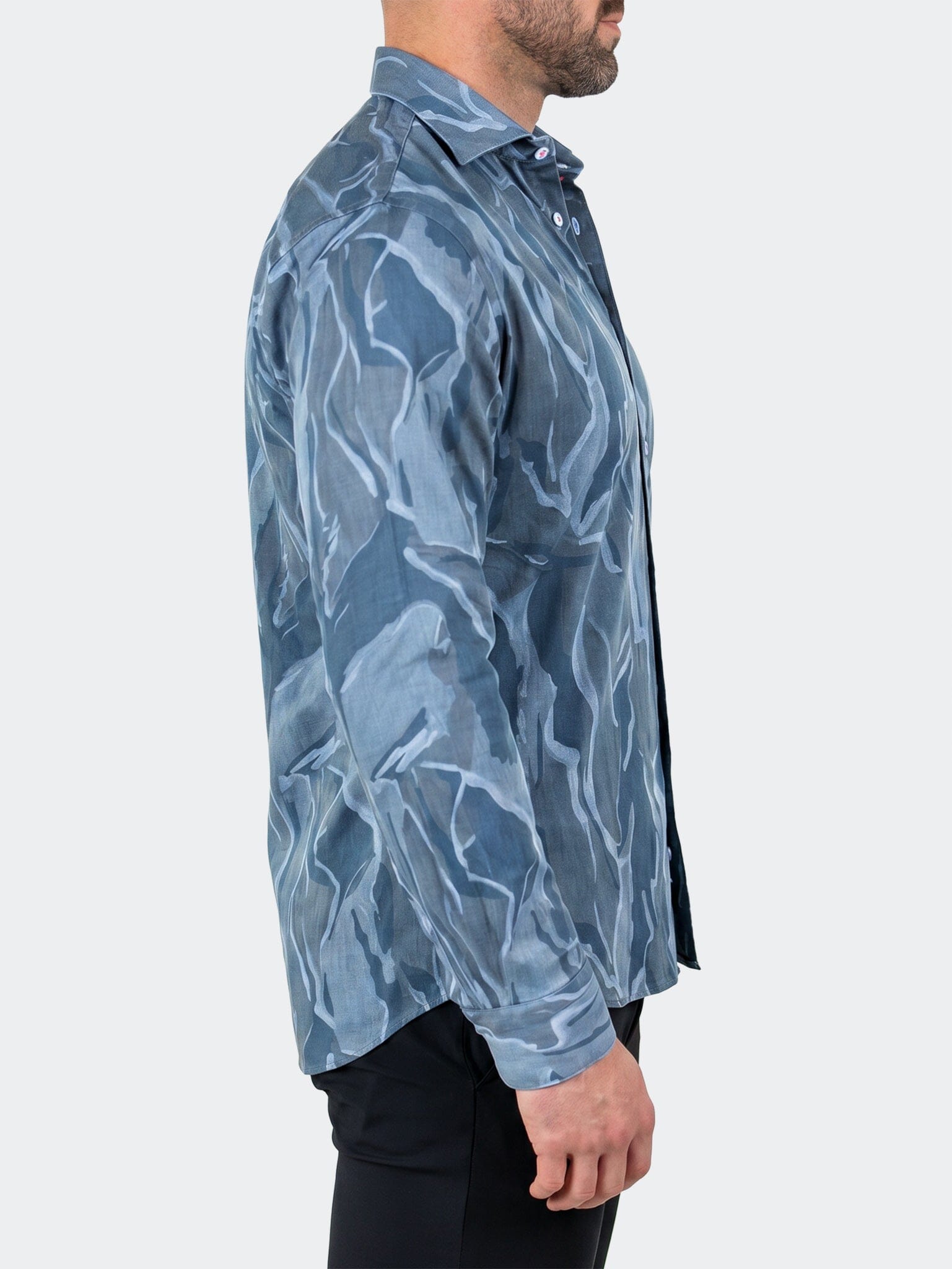 Fibonacci Dress Shirt LS Woven Unknown0208 Grey