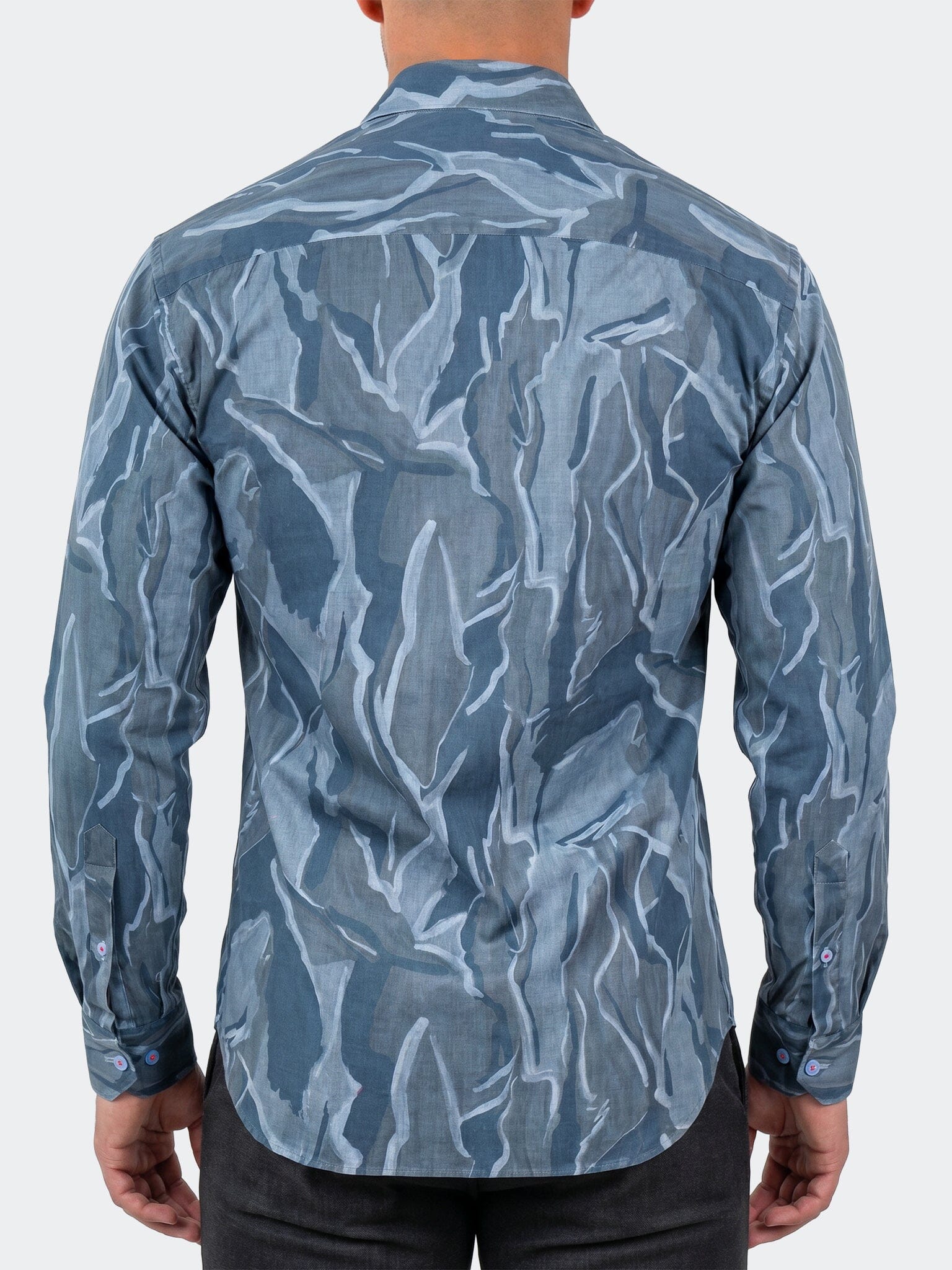Fibonacci Dress Shirt LS Woven Unknown0208 Grey