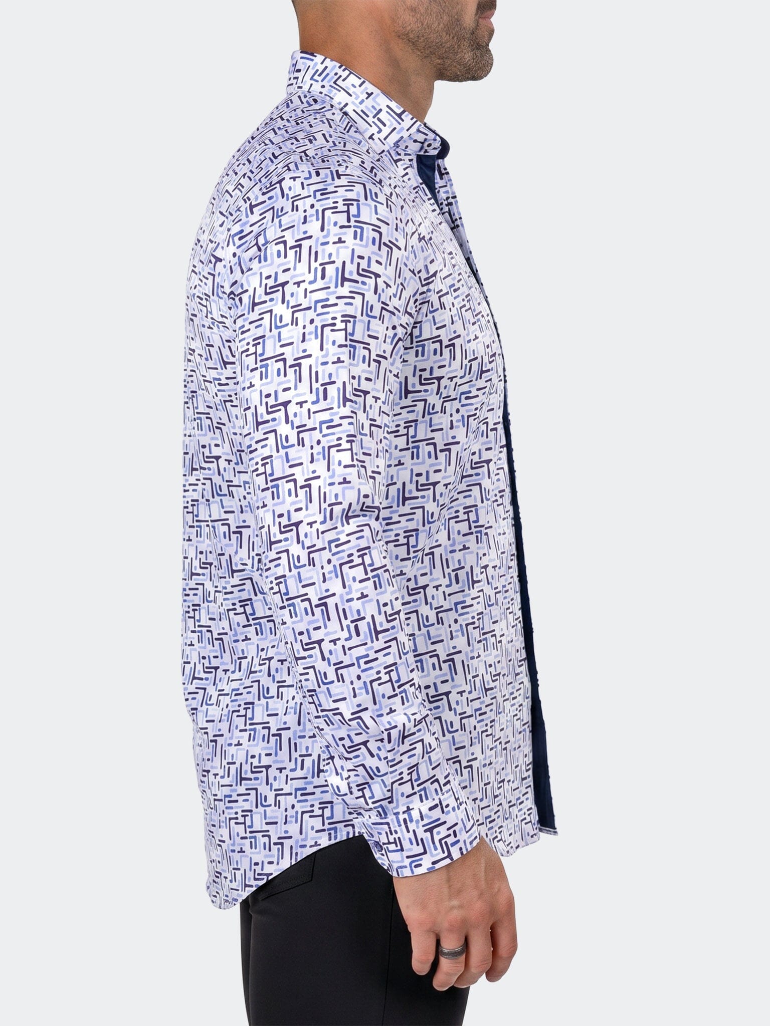Fibonacci Dress Shirt LS Woven Unknown0220 White