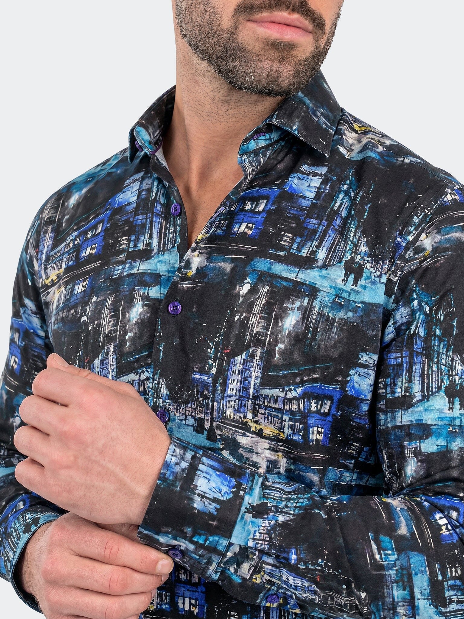 Fibonacci Dress Shirt LS Woven Unknown0230 Black