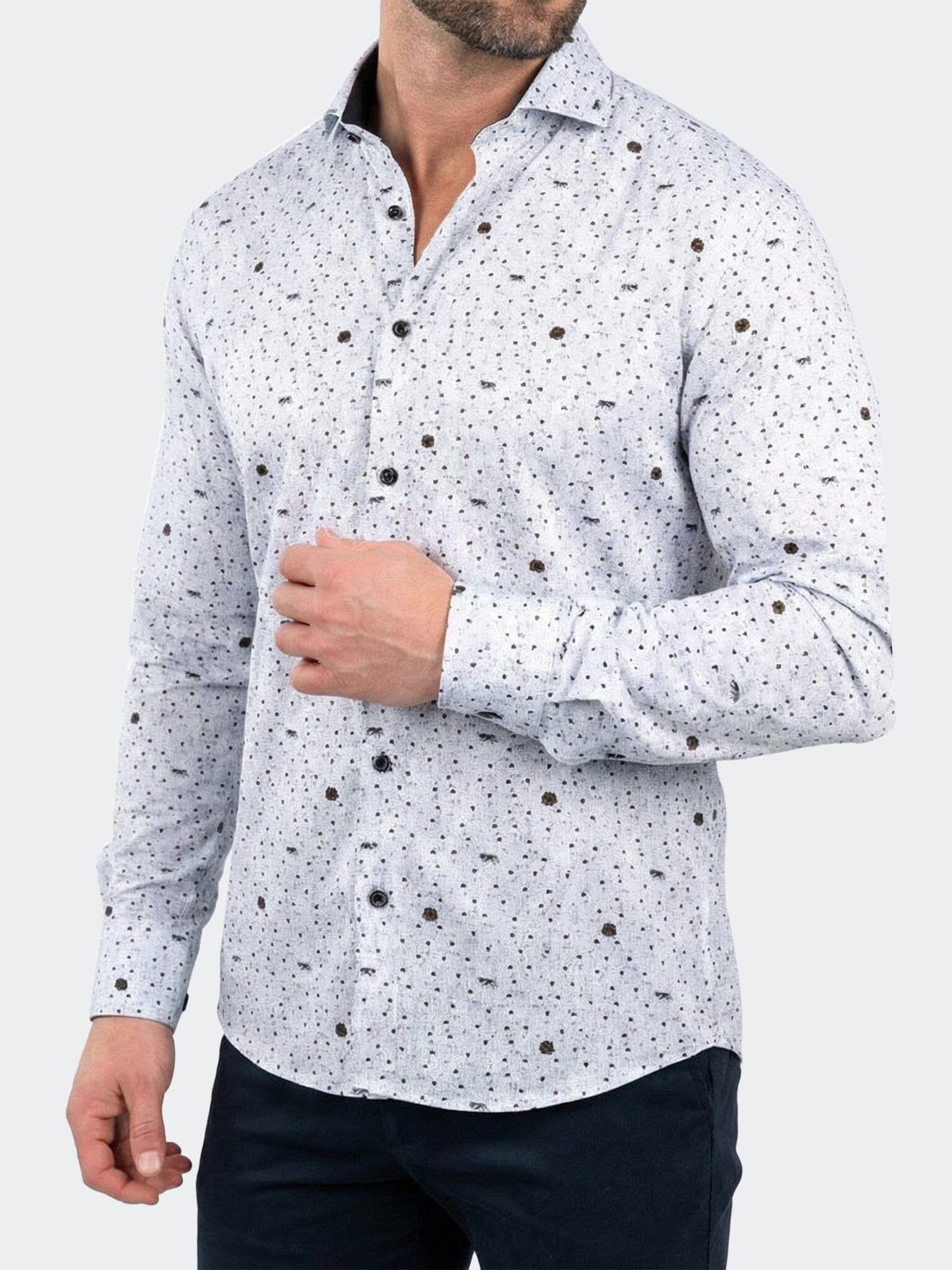 Einstein Dress Shirt LS Woven Unknown0239 White