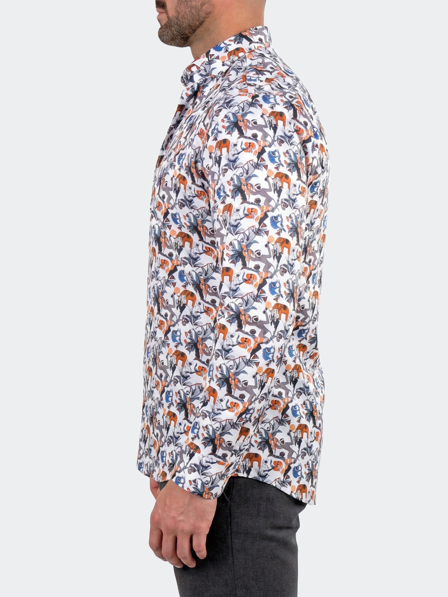Fibonacci Dress Shirt LS Woven Unknown0240 White