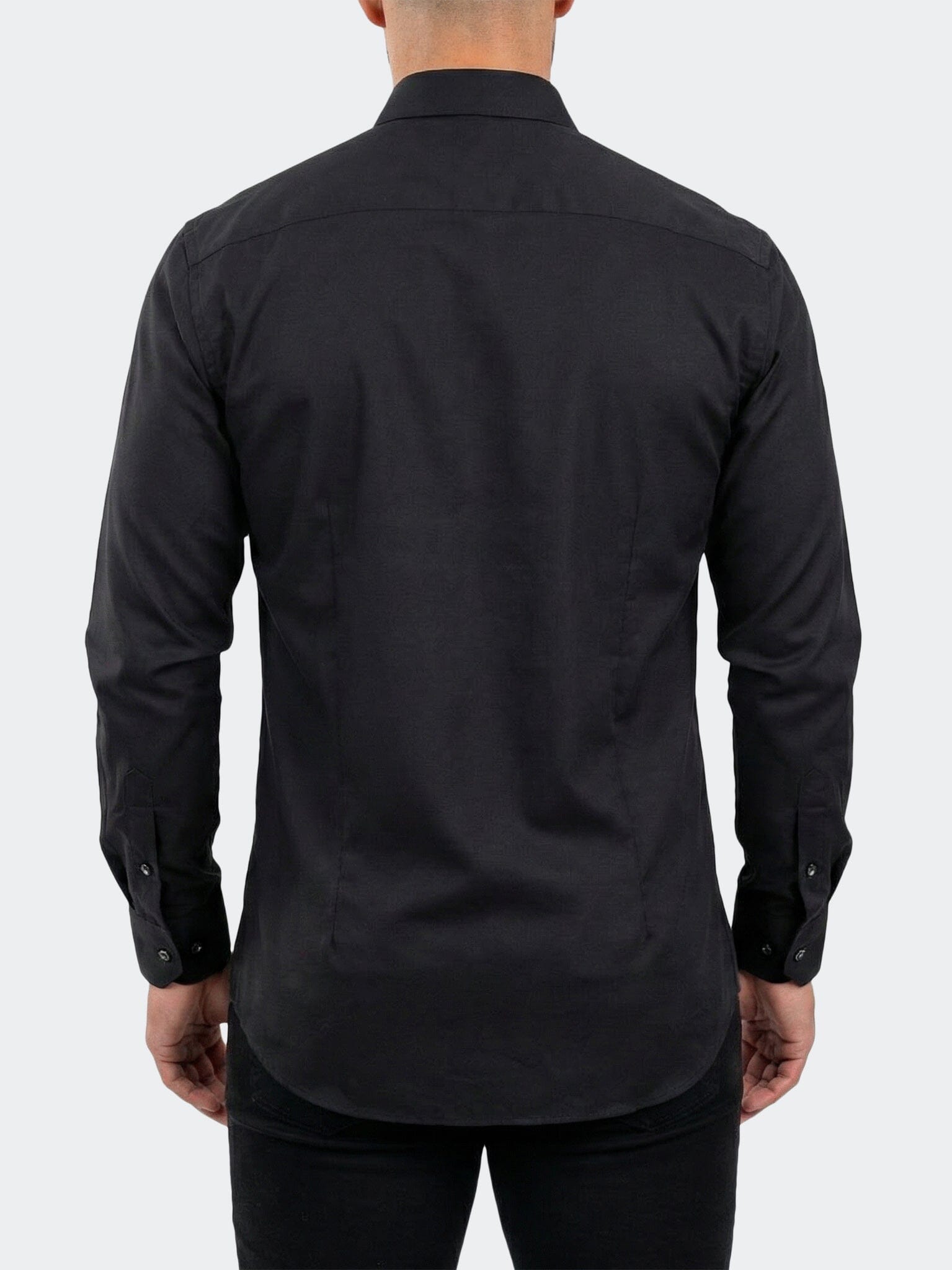 Einstein Dress Shirt LS Stretch Unknown3025 Black