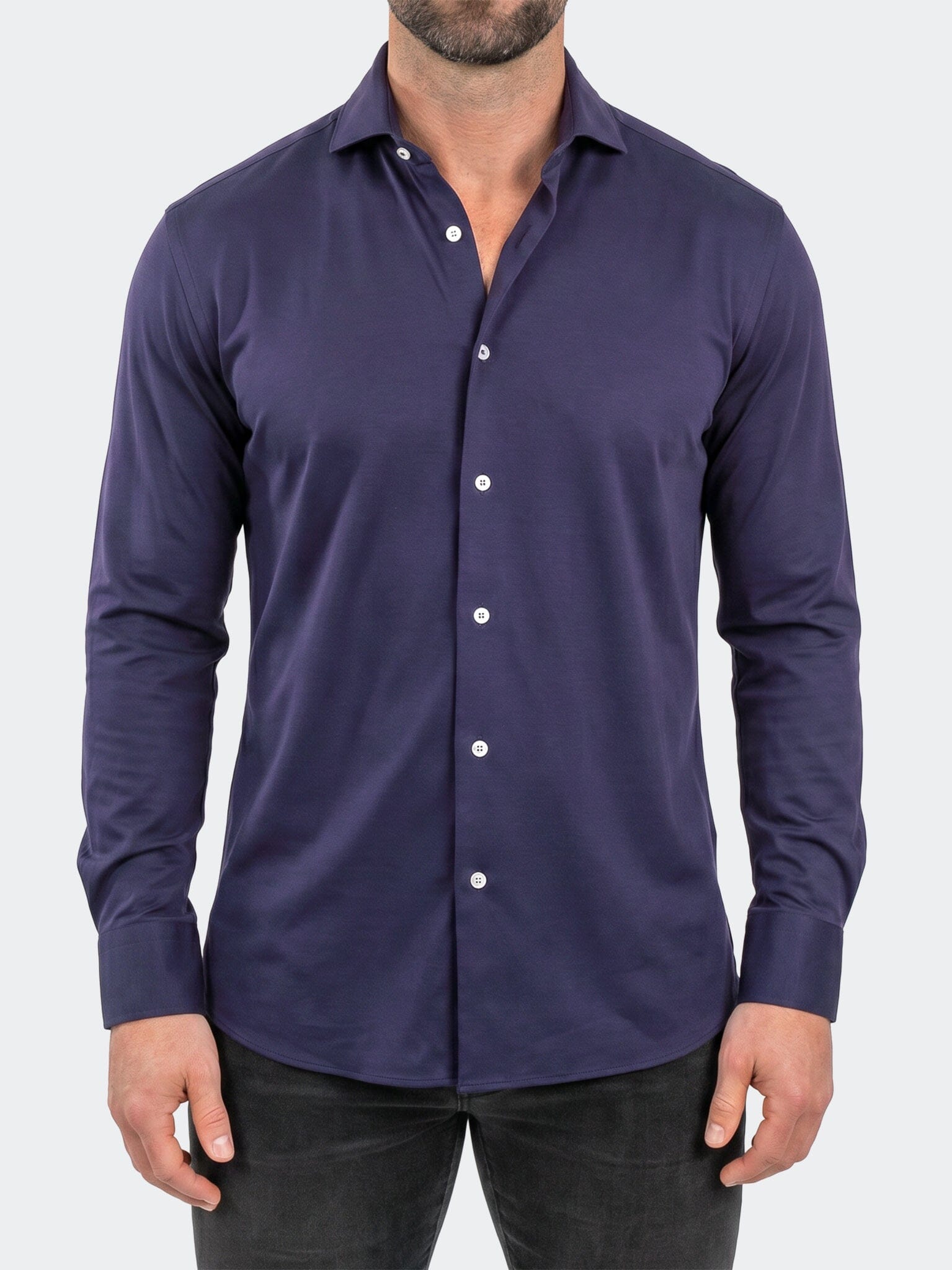 Einstein Dress Shirt LS Stretch Unknown3026 Blue